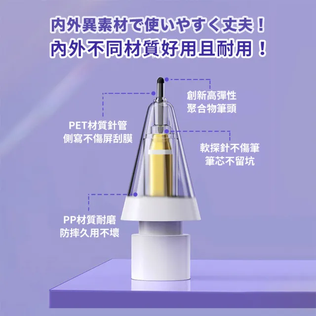 【DR.Story】日式質感超彈力升級阻尼感止滑替換筆尖(筆頭通用原廠 Apple Pencil)