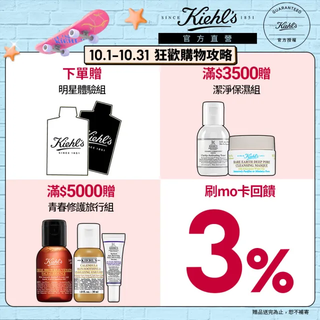 【Kiehl’s 契爾氏】官方直營 2%水楊酸痘痘精華露15ml組(Kiehl’s/液態痘痘貼)