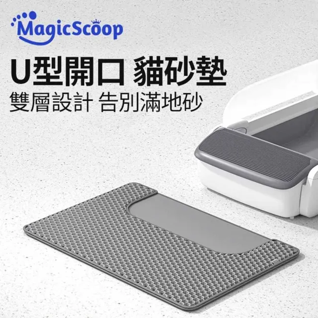 【MagicScoop魔鏟】貓砂墊 貓沙墊 魔鏟M1系列專屬落砂墊(雙層設計/落砂墊/集砂墊)