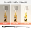 【西格傢飾】百褶酒瓶蓋彩色氛圍燈(露營燈 酒瓶燈 小夜燈 檯燈)