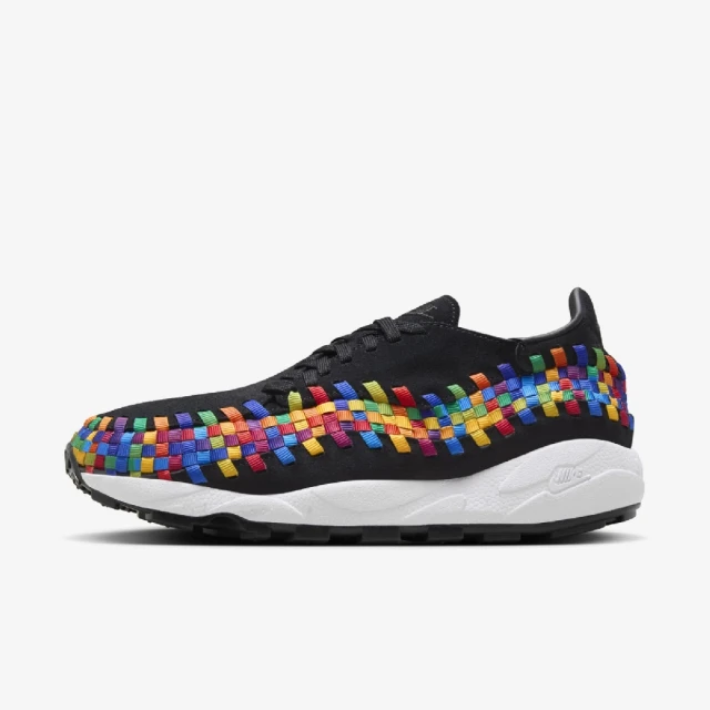 NIKE 耐吉 休閒鞋 女鞋 男鞋 Air Footscape Woven Rainbow 經典 彩虹編織 麂皮(FB1959-002)