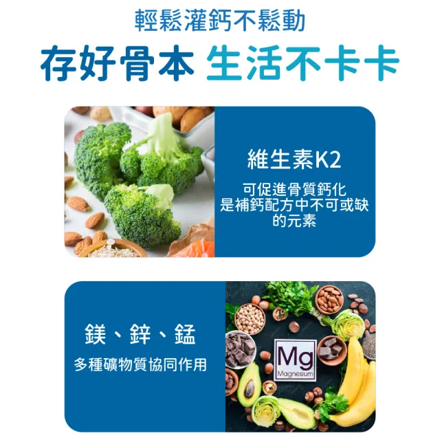 【美國CaPower加柏爾】特級鈣維生素D3+K2膠囊超值組(60粒/瓶)
