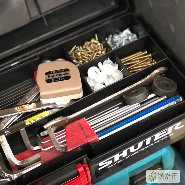 【Greencalm 綠舒市】樹德 工具箱 手提工具箱 零件工具箱 家庭用工具箱 TB-901(分類箱/手提)