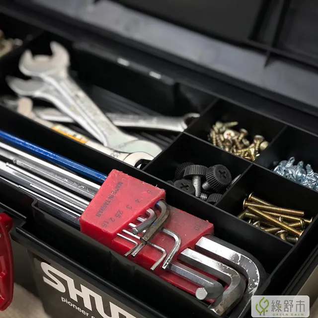 【Greencalm 綠舒市】樹德 工具箱 手提工具箱 零件工具箱 家庭用工具箱 TB-901(分類箱/手提)
