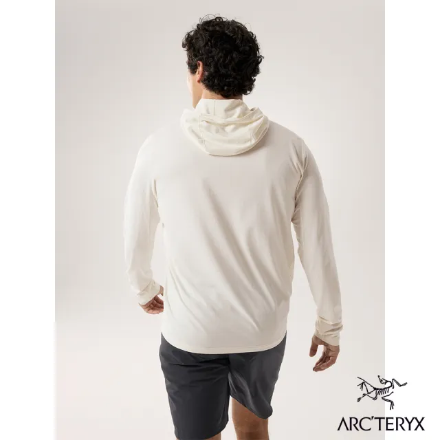 【Arcteryx 始祖鳥官方直營】男 Cormac 快乾套頭衫(絹絲雜白)