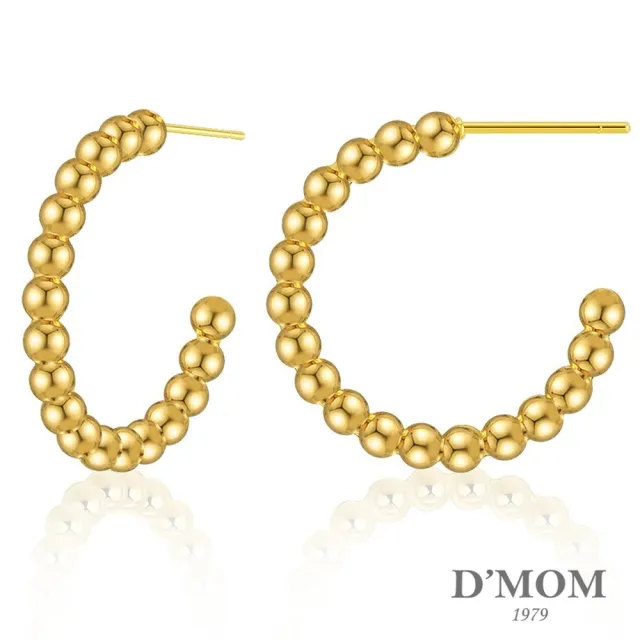 【DMOM】氣質C形復古耳環