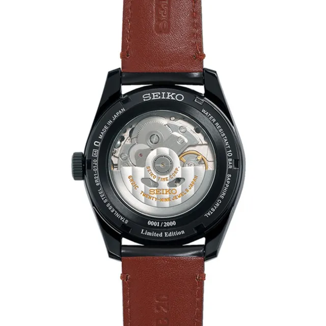 【SEIKO 精工】Presage 調酒師 歌舞伎限量款 馬臀皮機械錶-40.2mm(SPB329J1/6R21-01J0R)