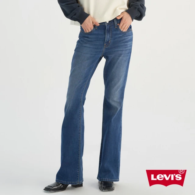 LEVIS 官方旗艦 女款 726 高腰修身寬管牛仔褲 靴型牛仔褲 丹寧褲 人氣新品 A3410-0133