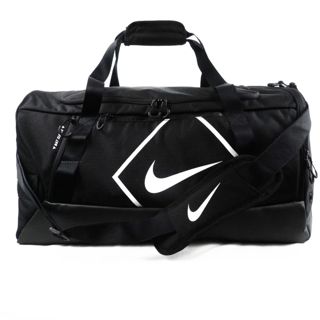 NIKE 耐吉 Diamond Duffel 旅行背袋 重裝訓練袋 棒壘球裝備袋 獨立鞋袋 黑(IB3163-091)