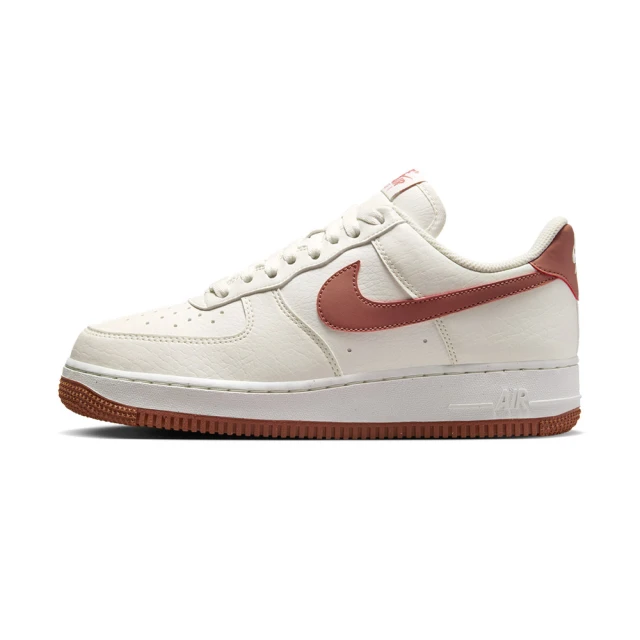 NIKE 耐吉 Air Force 1”07 NN 女鞋 白粉色 低筒 透氣 皮革 經典 AF1 休閒鞋 DC9486-105