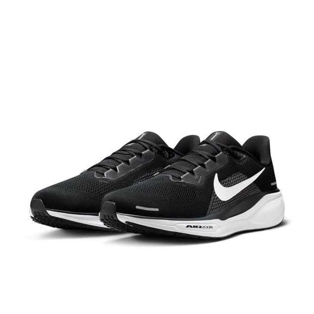 NIKE 耐吉 慢跑鞋 男鞋 運動鞋 緩震 小飛馬 AIR ZOOM PEGASUS 41 WIDE 黑 FN4932-002(3R3578)