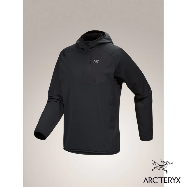 Arcteryx 始祖鳥 男 Delta 刷毛套頭衫(黑)