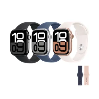 運動錶帶組【Apple】Apple Watch S10 GPS 46mm(鋁金屬錶殼搭配運動型錶帶)