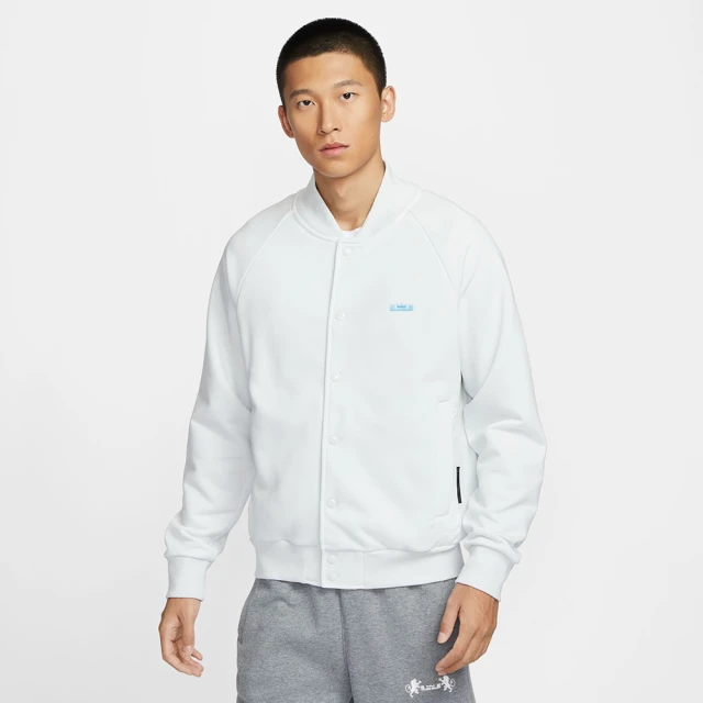 NIKE 耐吉 外套 男款 運動立領外套 夾克 AS LJ M NK TF STD ISS JKT 白 FZ1035-121