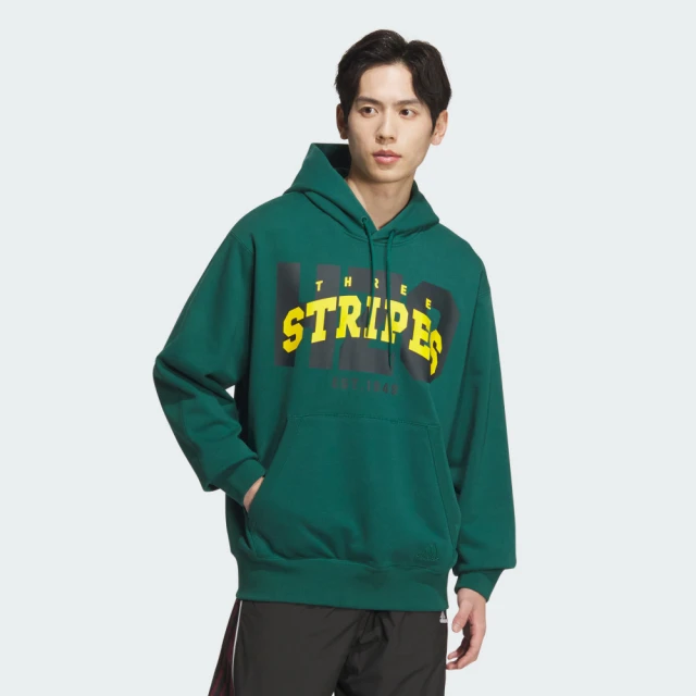 adidas 愛迪達 長袖上衣 男款 帽T 運動 亞規 CLG PO HOODIE 綠 JG8549(S2768)