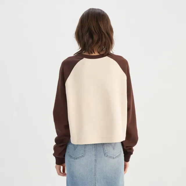 【LEVIS】女款 長袖 大學T 休閒印花 長袖上衣 熱賣單品 0016B-0001