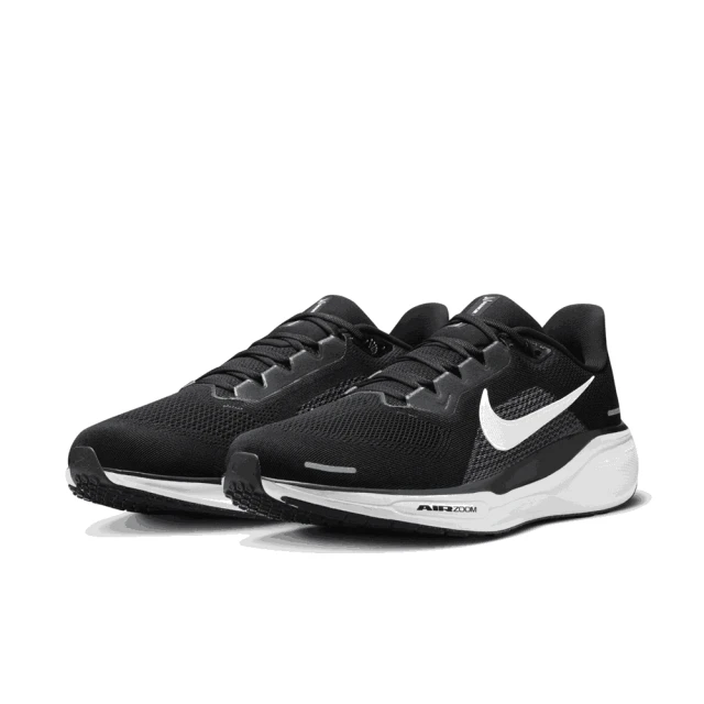 NIKE 耐吉 運動鞋 慢跑鞋 跑鞋 路跑 小飛馬 男鞋 AIR ZOOM PEGASUS 41 WIDE 黑白 寬楦(FN4932002)