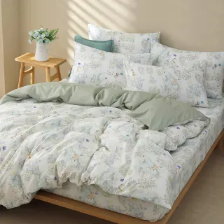 【HongYew 鴻宇】100%美國棉 兩用被套床包組-多款任選(雙人)