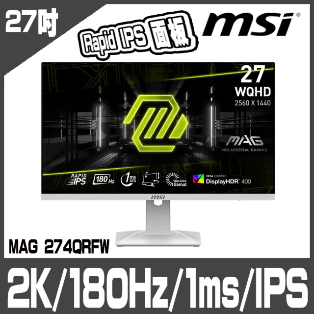 MSI 微星 MAG 274QRF QD E2 27型 IP