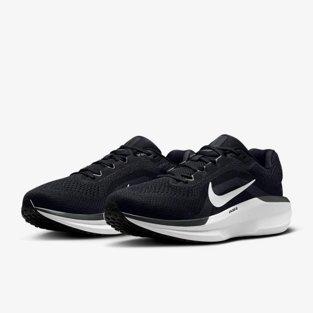 NIKE 耐吉 運動鞋 跑鞋 慢跑鞋 路跑 男鞋 NIKE AIR WINFLO 11 WIDE 黑白 寬楦 回彈 緩震(FQ8937001)