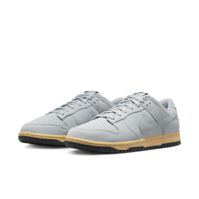 NIKE 耐吉 運動鞋 休閒鞋 男鞋 NIKE DUNK LOW RETRO SE Wolf Grey Gum 藍灰 膠底(HQ1932001)