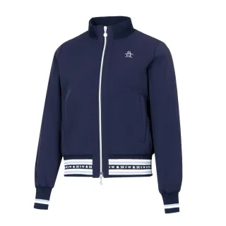 【Munsingwear】企鵝牌 女款深藍色小翻領鋪棉外套 MLUL6602