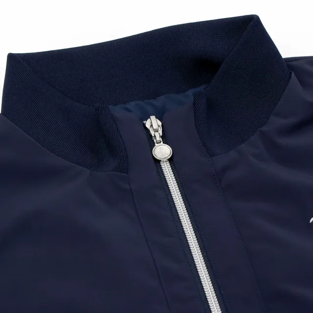 【Munsingwear】企鵝牌 女款深藍色小翻領鋪棉外套 MLUL6602