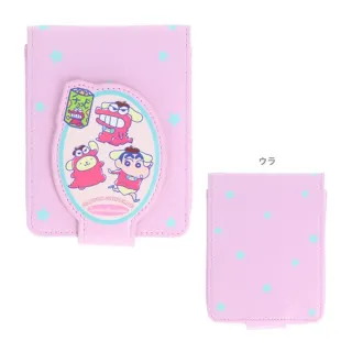 【小禮堂】雙11 Sanrio 三麗鷗 x 蠟筆小新 皮質硬殼化妝包 - 聯名款(平輸品)