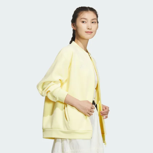 【adidas 愛迪達】LOUNGE 運動外套 女 JJ3702