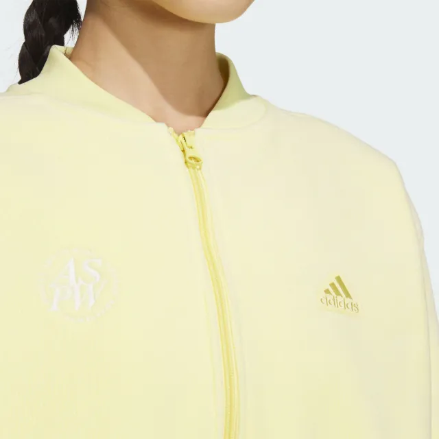 【adidas 愛迪達】LOUNGE 運動外套 女 JJ3702