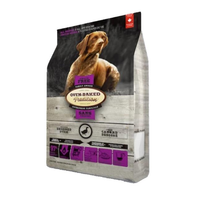 【Oven-Baked 烘焙客】犬無穀 鷹嘴豆鴨（原顆粒）23lb/10.43kg(狗糧、狗飼料)