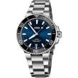 【ORIS 豪利時】Aquis 時間之海300米潛水錶-41.5mm(0173377664135-0782205PEB)