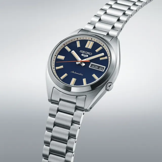 【SEIKO 精工】SNXS系列 復古中性機械腕錶-37.4mm/藍色(SRPK87K1/4R36-15M0B)