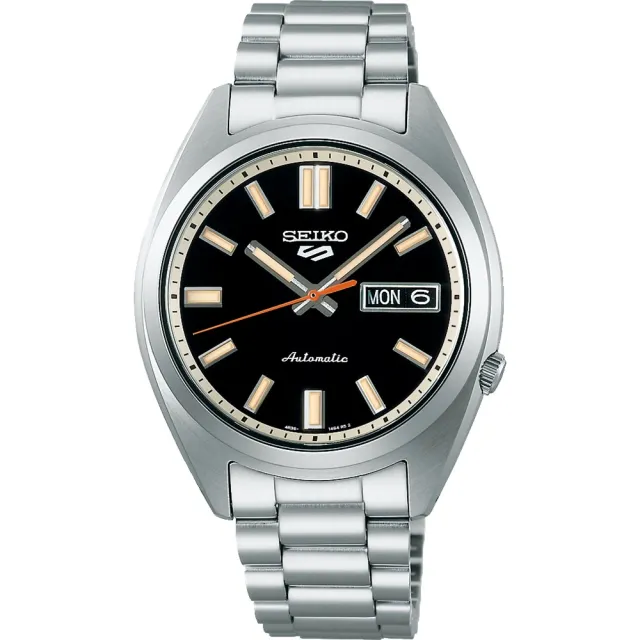 【SEIKO 精工】SNXS系列 復古中性機械腕錶-37.4mm/黑色(SRPK89K1/4R36-15M0D)