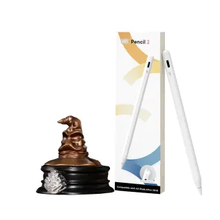 【eiP】Pencil 2 iPad觸控筆+分類帽筆座超值組(適用iPad Air6 11吋 M2 /Air4 5 /Pro 11吋 1-4代)