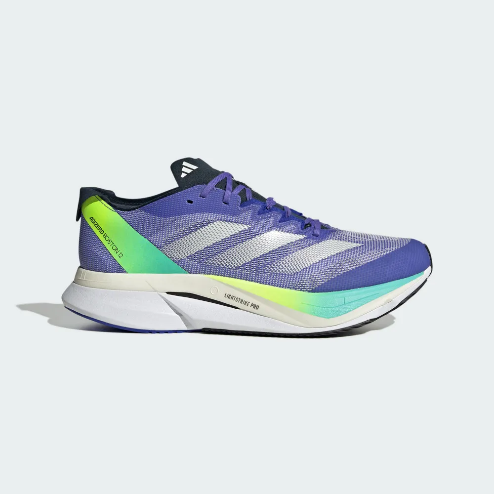 【adidas 愛迪達】慢跑鞋 男鞋 運動鞋 緩震 ADIZERO BOSTON 12 M 紫 IF9211