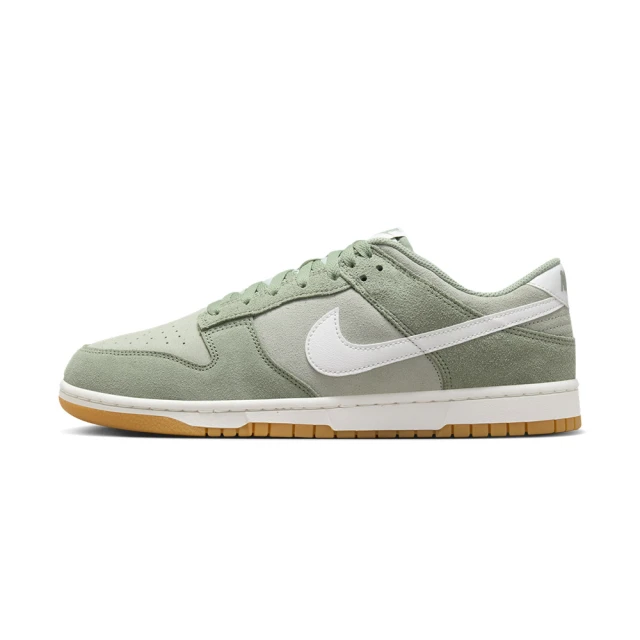 NIKE 耐吉 Dunk Low Retro SE 男鞋 蘋果綠色 麂皮 復古 膠底 休閒鞋 HQ1931-300