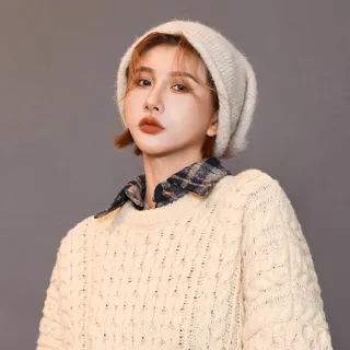 【MAJOR MADE】質感捲邊毛呢冷帽(毛帽/毛呢/冷帽)