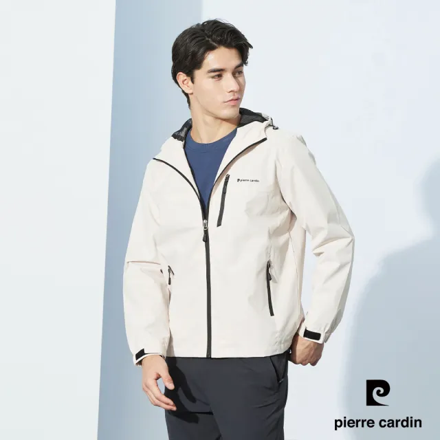 【pierre cardin 皮爾卡登】網路獨家 男女款 防風防潑水內網裡連帽外套(多款任選)