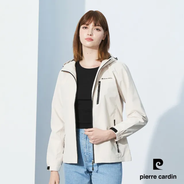 【pierre cardin 皮爾卡登】網路獨家 男女款 防風防潑水內網裡連帽外套(多款任選)