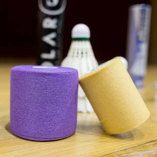 【POWERMAX 給力貼】運動纏繞膜(網、羽球拍、各類球棒纏繞用緩衝膜、柔軟舒適)