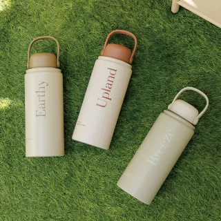 【Oolab 良杯製所】溫杉林保溫瓶950ml+小時光系列吸管杯710ml-2入組(大容量保溫杯+大容量吸管杯)