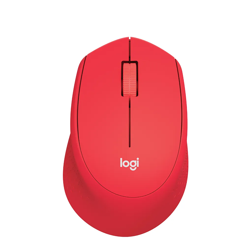 【Logitech 羅技】M331 SilentPlus 靜音無線滑鼠(紅)