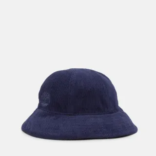 【Timberland 官方旗艦】中性深藍色圓頂燈芯絨漁夫帽(A5ZHP451)
