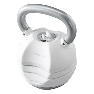 【BYZOOM FITNESS】Pure Series 可調式壺鈴 40lbs/約18kgs(白色)