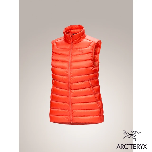 Arcteryx 始祖鳥 女 Cerium 羽絨背心(太陽橘)