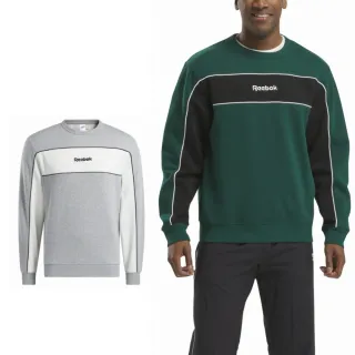 【REEBOK官方旗艦】CL GAME DAY PIPING CREW 長袖上衣_男/女(兩款任選)