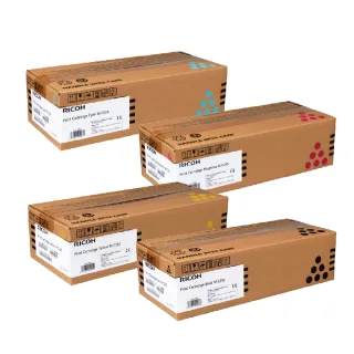 【RICOH】M C250原廠1黑3彩碳粉匣(適用M C250FWB/P C300W)