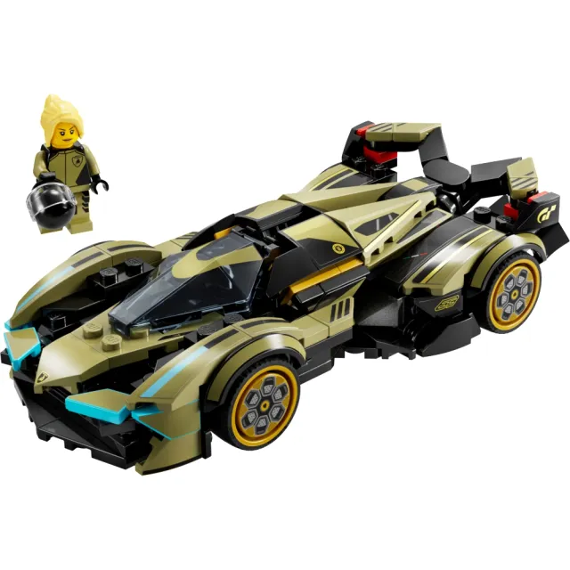 【LEGO 樂高】極速賽車系列 76923 Lamborghini Lambo V12 Vision GT Super Car(藍寶堅尼 跑車 禮物)