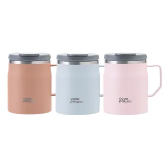 【CookPower 鍋寶_買1送1】內陶瓷保溫保冰辦公杯400ml(3色選)